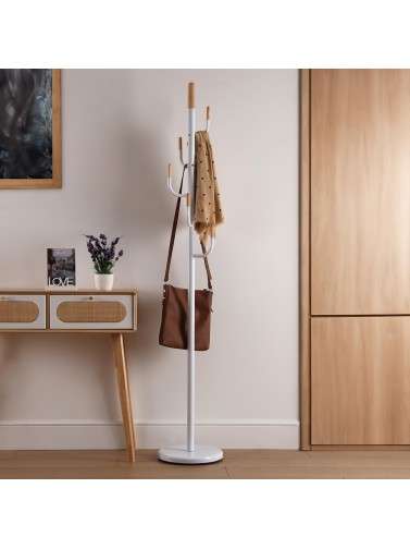 WHITE COAT RACK. MODEL 39