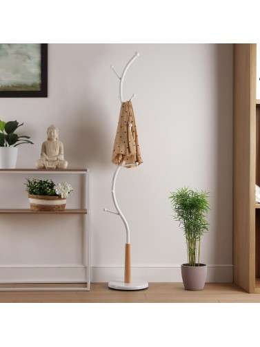 COAT RACK WITH 9 HANGERS WHITE MODEL SILCE