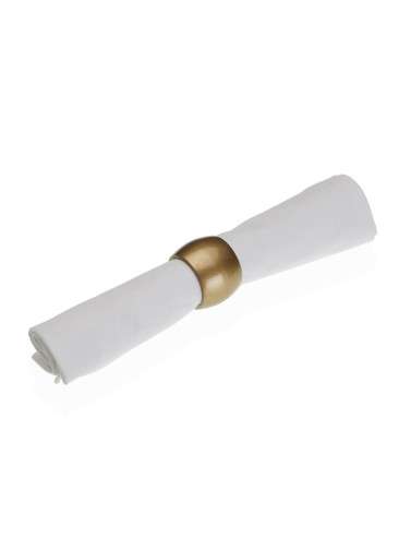 LOT DE 4 RONDS DE SERVIETTE DORÉS