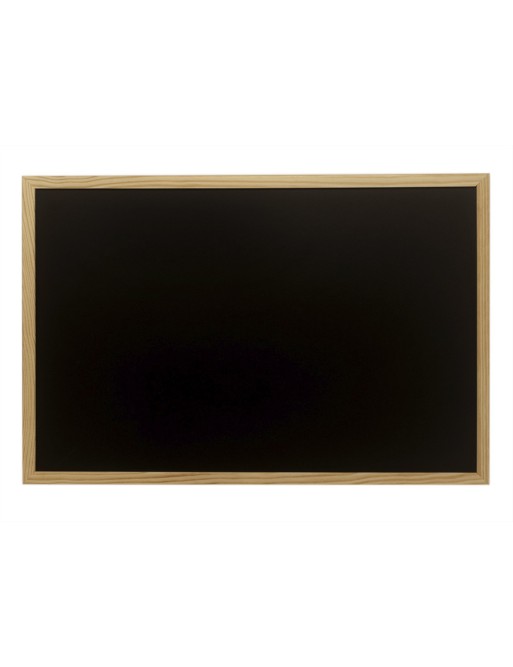 Pizarra negra con marco de madera Pizarra negra con marco de madera