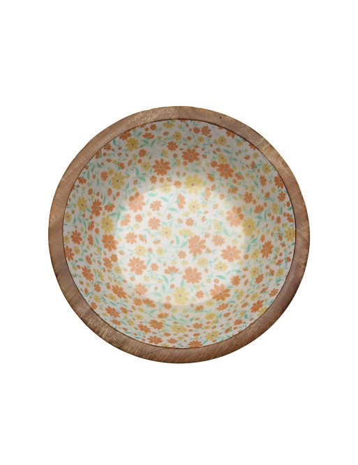 ENSALADERA DE MADERA CON ACABADO ESMALTADO MODELO NIVORA 30 CM