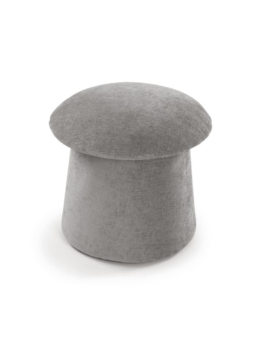 POUF WITH STORAGE MODEL MUSHROOM GRAY