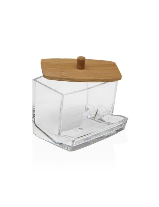 CAJA CUADRADA PARA BASTONES CON TAPA BAMBU CAJA CUADRADA PARA BASTONES CON TAPA BAMBU