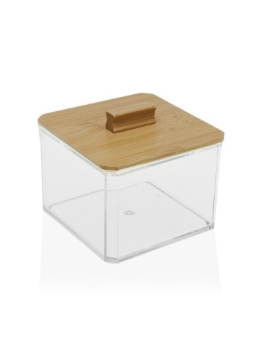 SQUARE BOX WITH BAMBOO LID