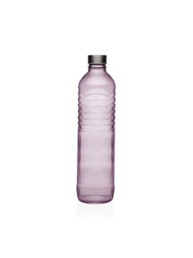 BOTELLA DE VIDRIO MODELO LUME ROSA 1250ML