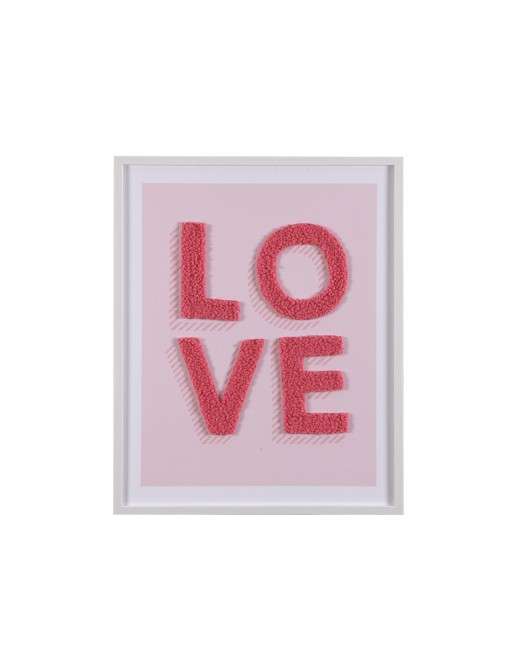 LIENZO O CUADRO DE PARED 40x50 CM MODELO AMOR