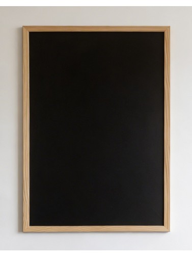 Tableau noir avec cadre en bois (90 x 60 cm)