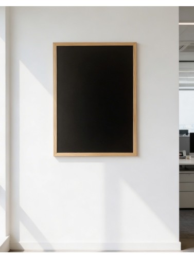 Black board with wooden frame (40 x 30 cm)