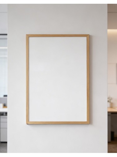 White board with wooden frame (40 x 60 cm)