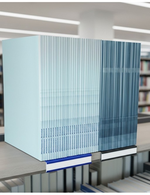 Etikettenhalter aus Metall (2,5x13x15,5cm). Silberfarbe