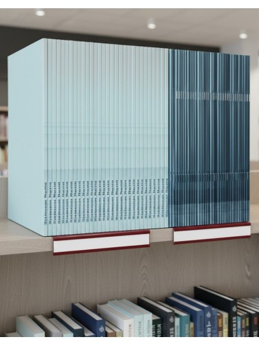 Metal label holder (2,5x13x15,5cm). Color blue