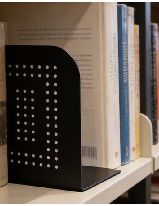 Serre-livres ECO. Couleur noir et argent