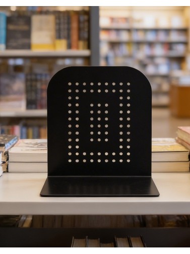 Serre-livres ECO. Couleur noir et argent