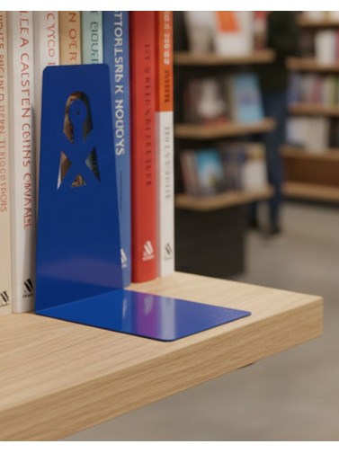 Metal book stand 15x11,5x13,5 cm (black)