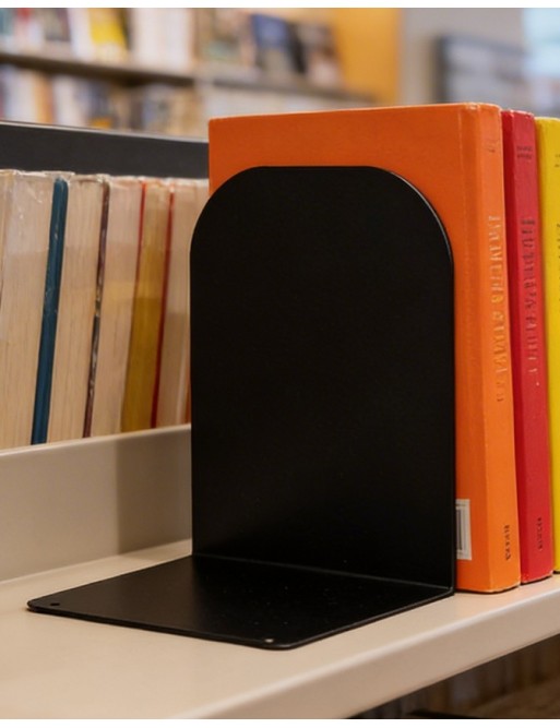 Metal book stand. Model Mini (Black / Silver)