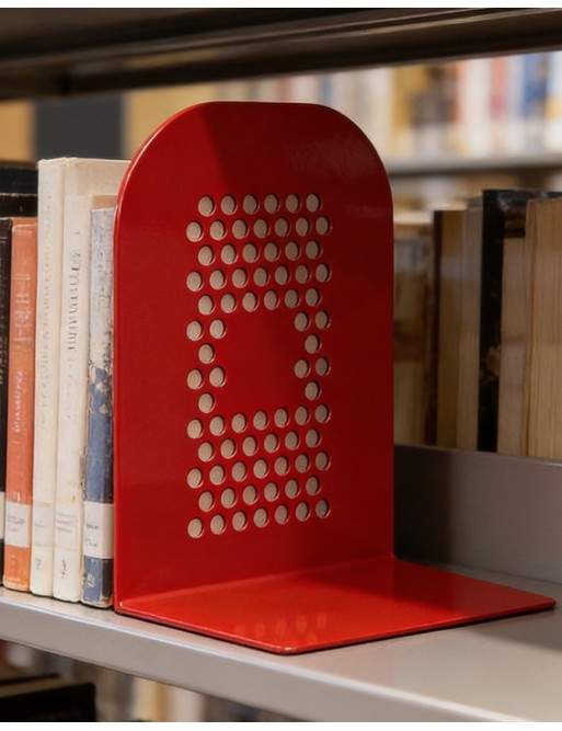 Serre-livres (bleu, rouge, violet)