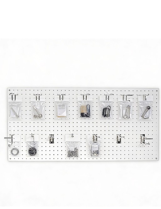 Perforated wall panel made of perforated (White)