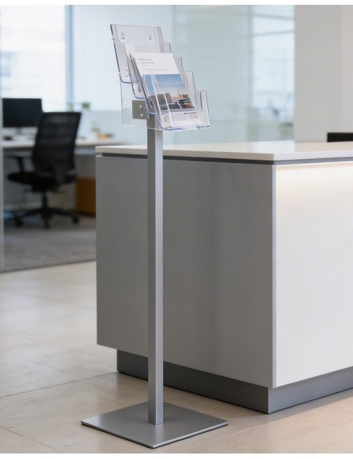 Free-standing display stand A5V 4 departaments