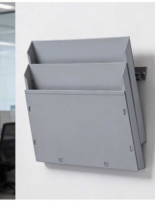 Wandprospekthalter A4H 2 fächer