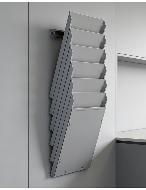 Expositor de pared A4V 6 Departamentos