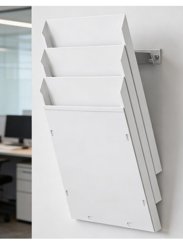 Display stand A4V 3 departaments. Model white