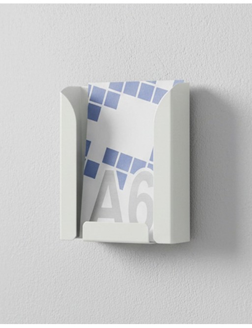 Display stand A6 (brochure holders). White color