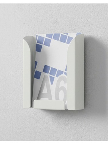 Display stand A6 (brochure holders). White color