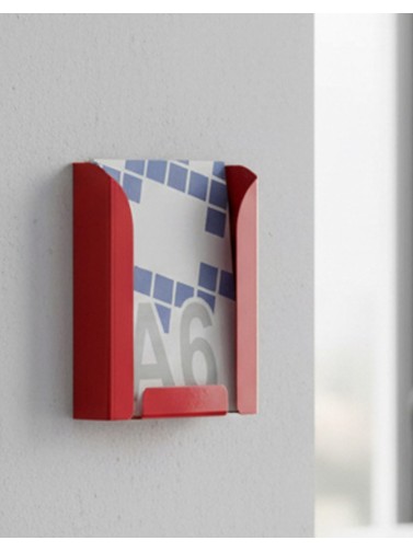 Display stand A6 (brochure holders). Red color