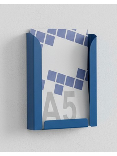 Wandprospekthalter A5V. Farbe Blau