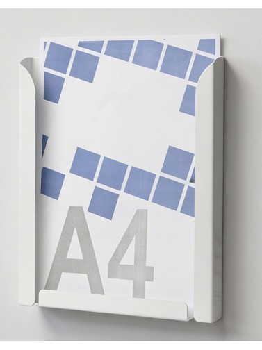 Display stand A4V (brochure holders). Color white