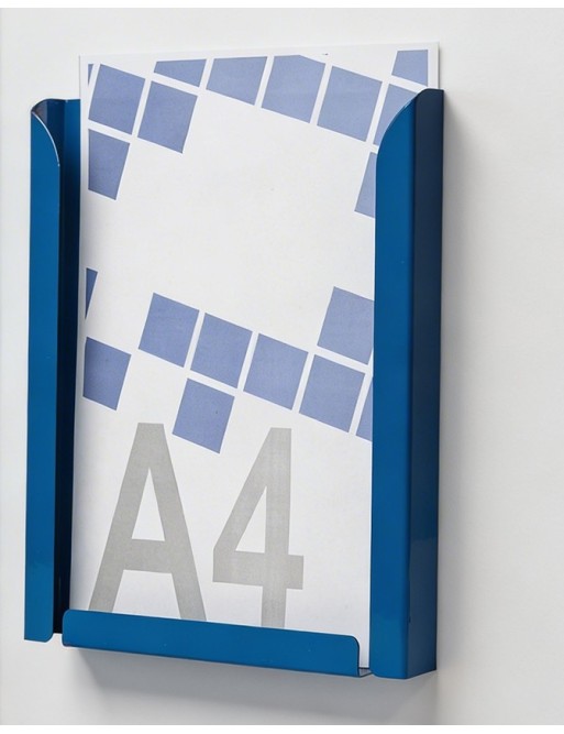 Display stand A4V (brochure holders). Color blue