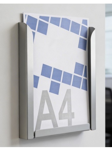 Display stand A4V (brochure holders). Silver color