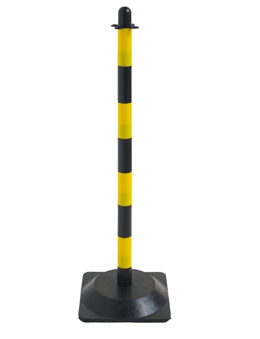 Poteau de séparation pour chaîne en plastique Poteau de séparation pour chaîne en plastique