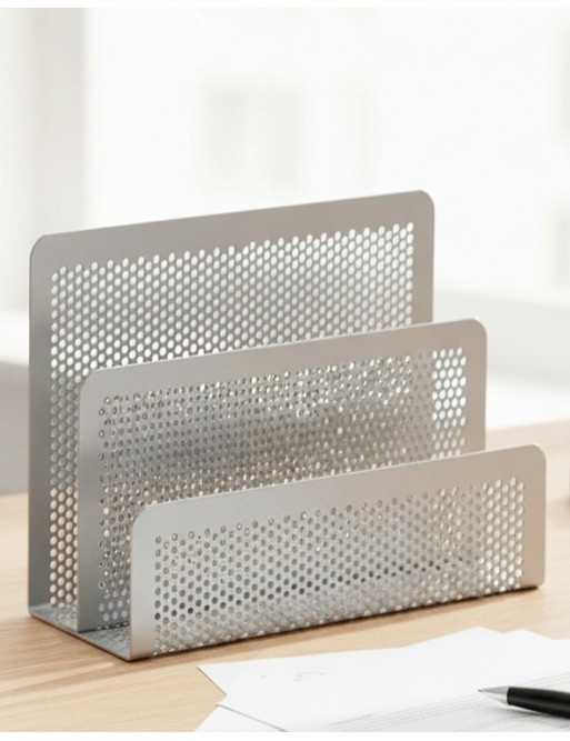 Letter rack. Silver