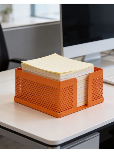 Notizzettelbox. Orange
