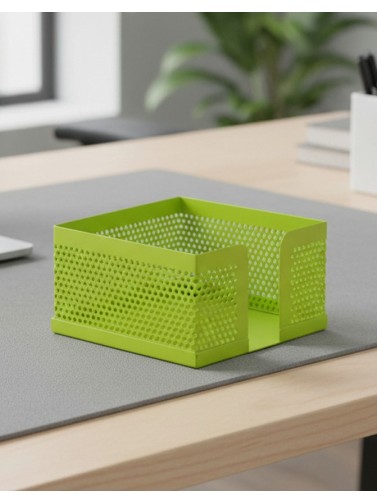 Porta tacos metálico de chapa perforada. Color Flúor