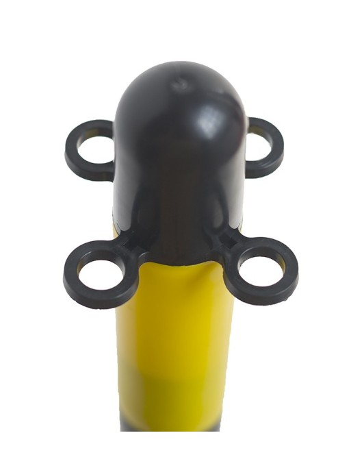 Separator post for plastic chain