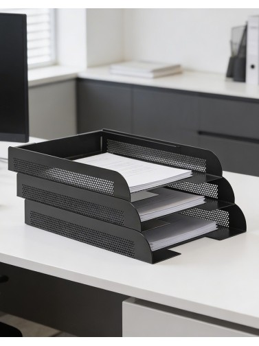 Briefablage. Farbe schwarz (3 Einheiten)