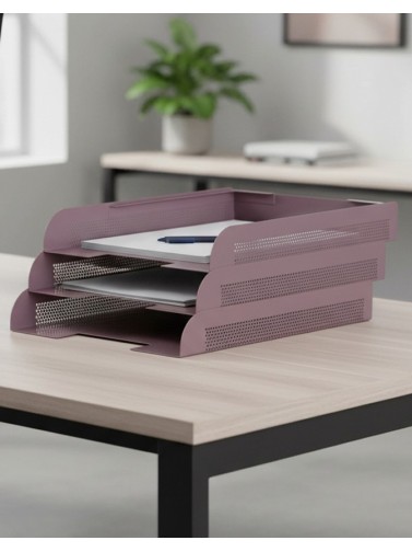 Briefablage. Farbe Lila (3 Einheiten)