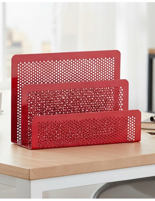 Briefhalter. Rote Farbe