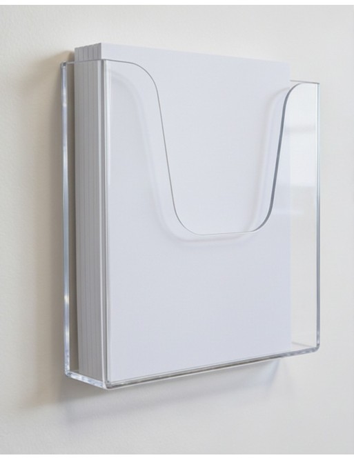 Transparent acrylic brochure holder A5 format Transparent acrylic brochure holder A5 format