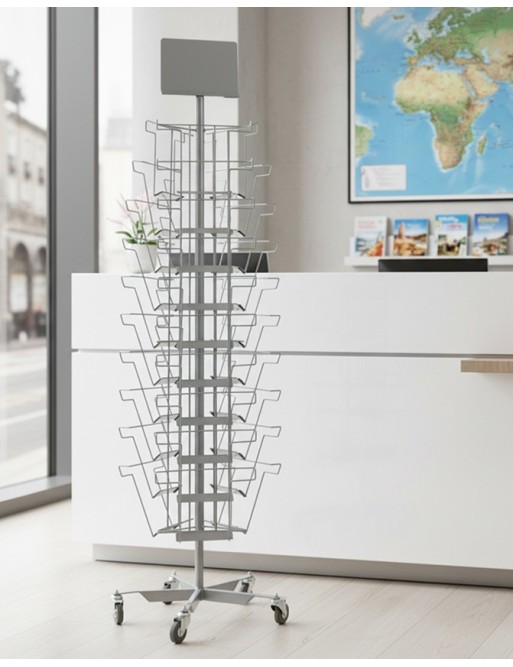 Display for magazines with 30 departments