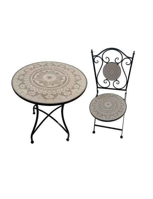 SET DE MESA Y DOS SILLAS DE JARDÍN MODELO SOREL