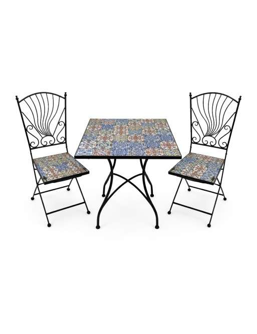 SET DE MESA Y DOS SILLAS MODELO VALMOSA