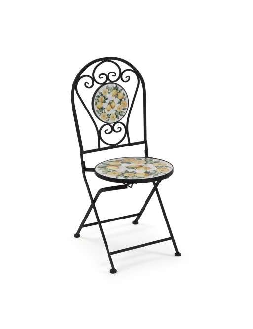 TISCHSET UND ZWEI GARTENSTÜHLE MODELL CITRO