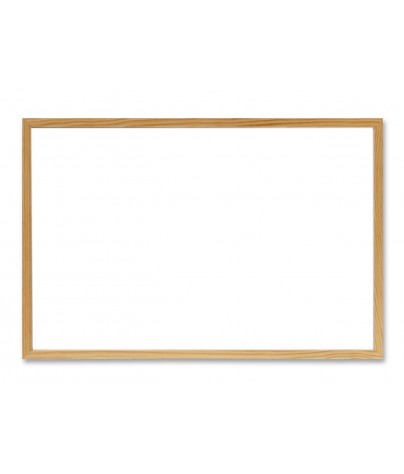 Tableau blanc avec cadre en bois (30 x 40 cm)