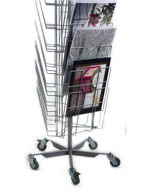 Expositor de periódicos con 30 departamentos