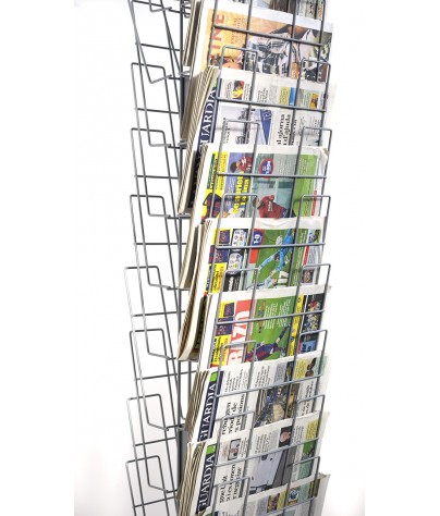 Display for newspapers with 20 departments