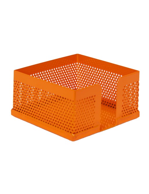 Conjunto sobremesa 8 piezas chapa perforada en color naranja Conjunto sobremesa 8 piezas chapa perforada en color naranja