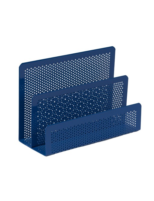 Conjunto sobremesa 8 piezas chapa perforada azul Conjunto sobremesa 8 piezas chapa perforada azul